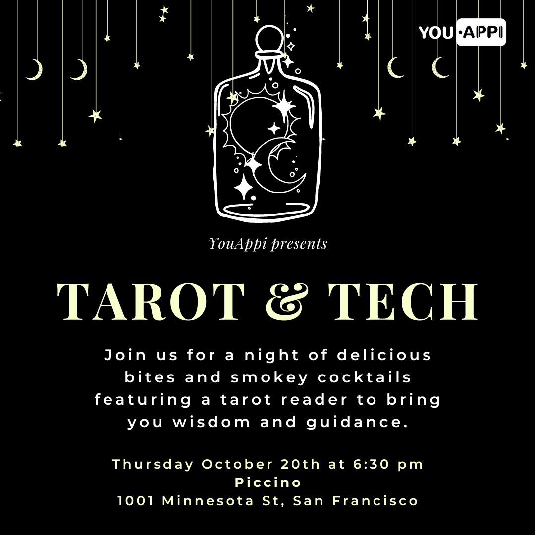 SF Oct 20th Tarot & Tech Happy Hour Invite (3)